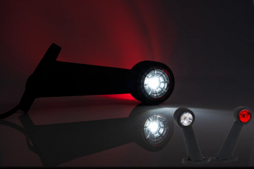 2 x 12 LED Begrenzungsleuchten Positionsleuchten leuchten Anhänger Lkw Rot  /Gelb 12/24v